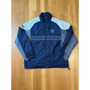 Dallas Cowboys NFL Vintage Jacket Sports Illustrated Reebok Men’s Large Blue